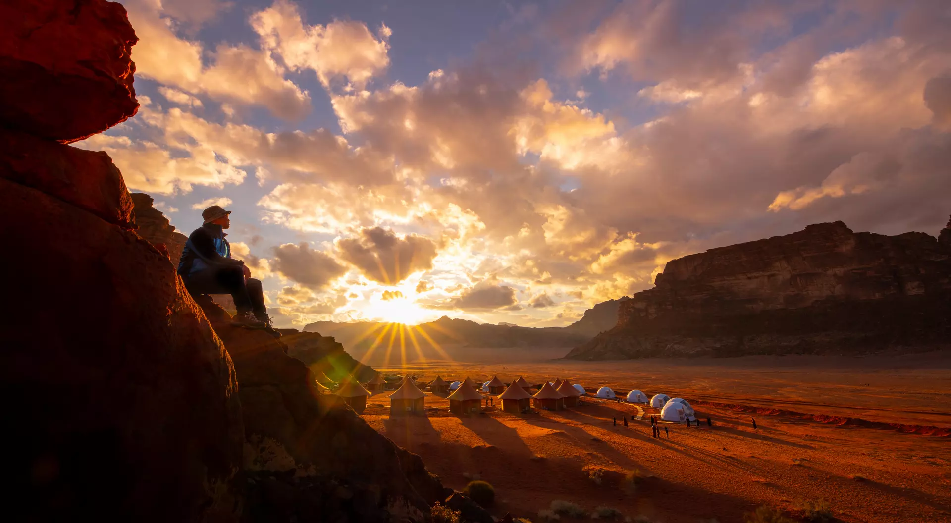 Sunset over Wadi Rum, Jordan