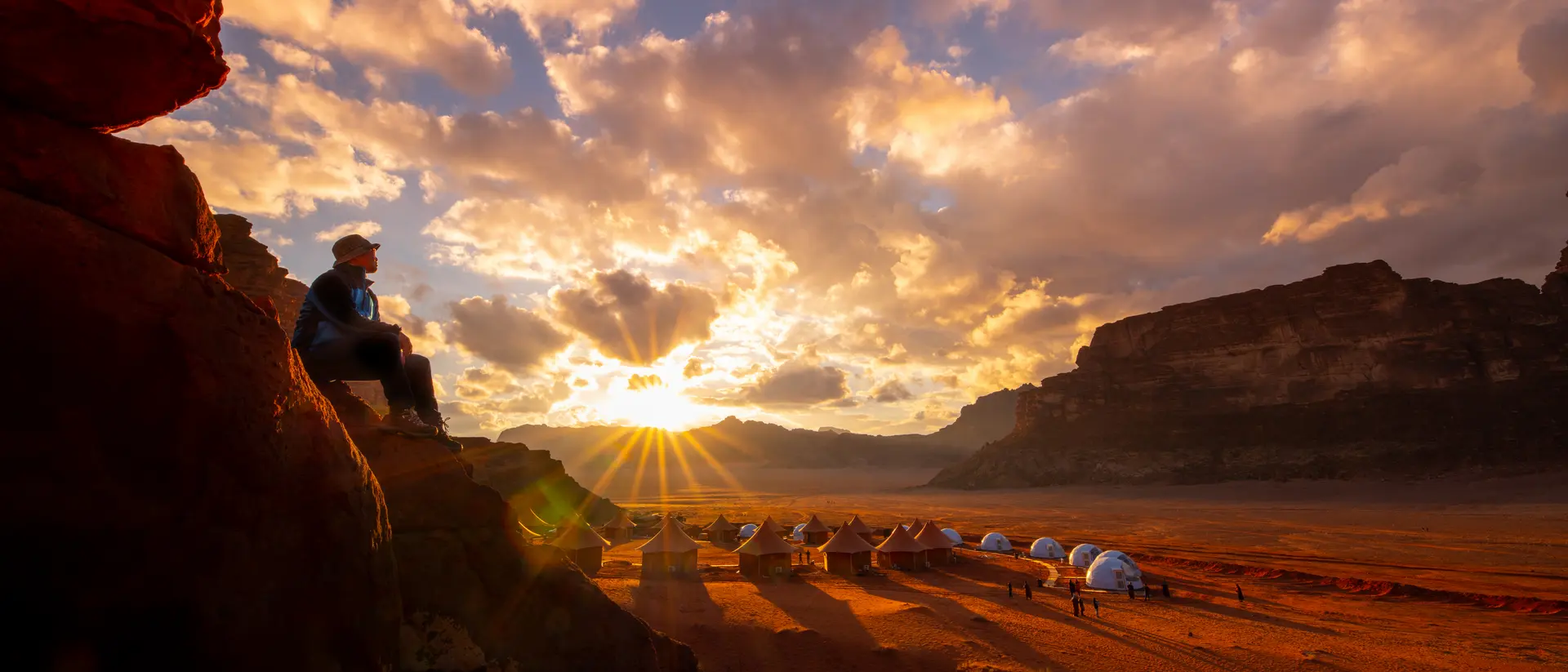 Sunset over Wadi Rum, Jordan