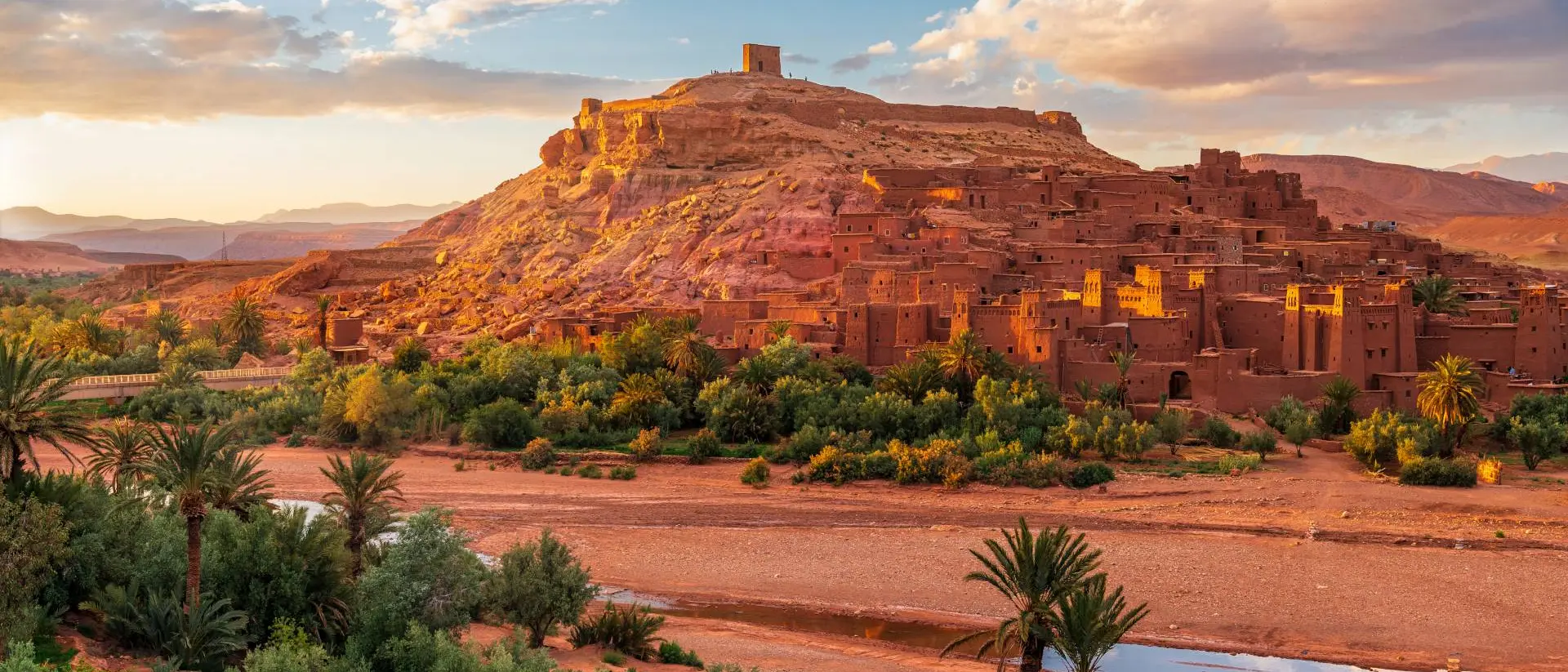 Sunset over Ait Benhaddou
