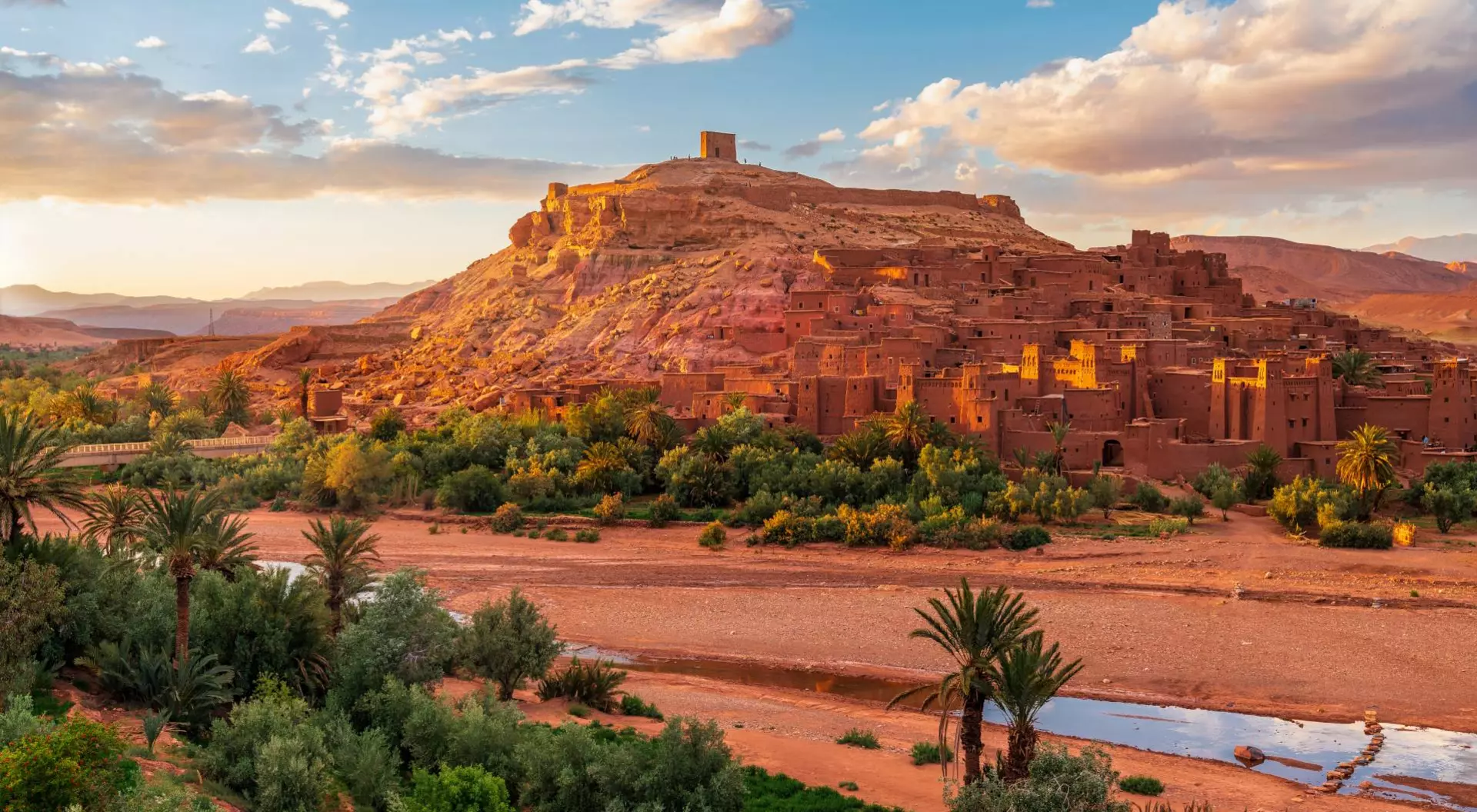 Sunset over Ait Benhaddou
