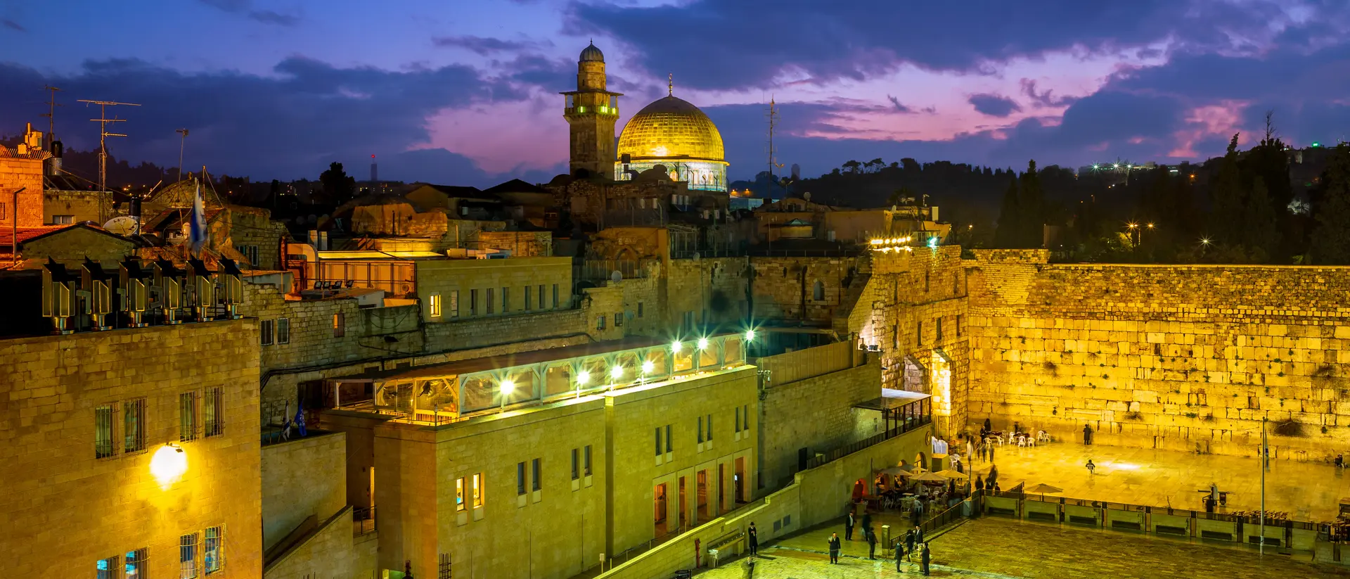 The Western Wall and Dome of the Rock, Jerusalem