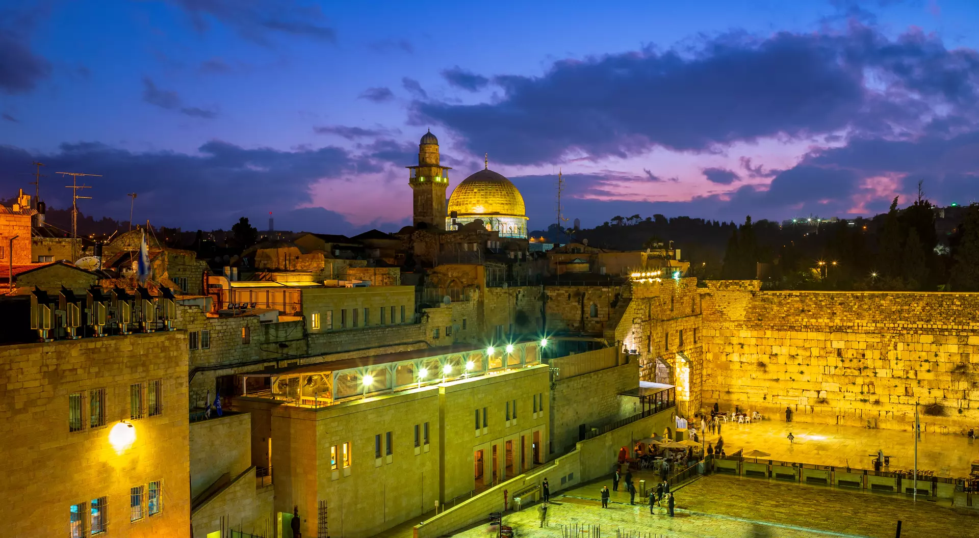 The Western Wall and Dome of the Rock, Jerusalem