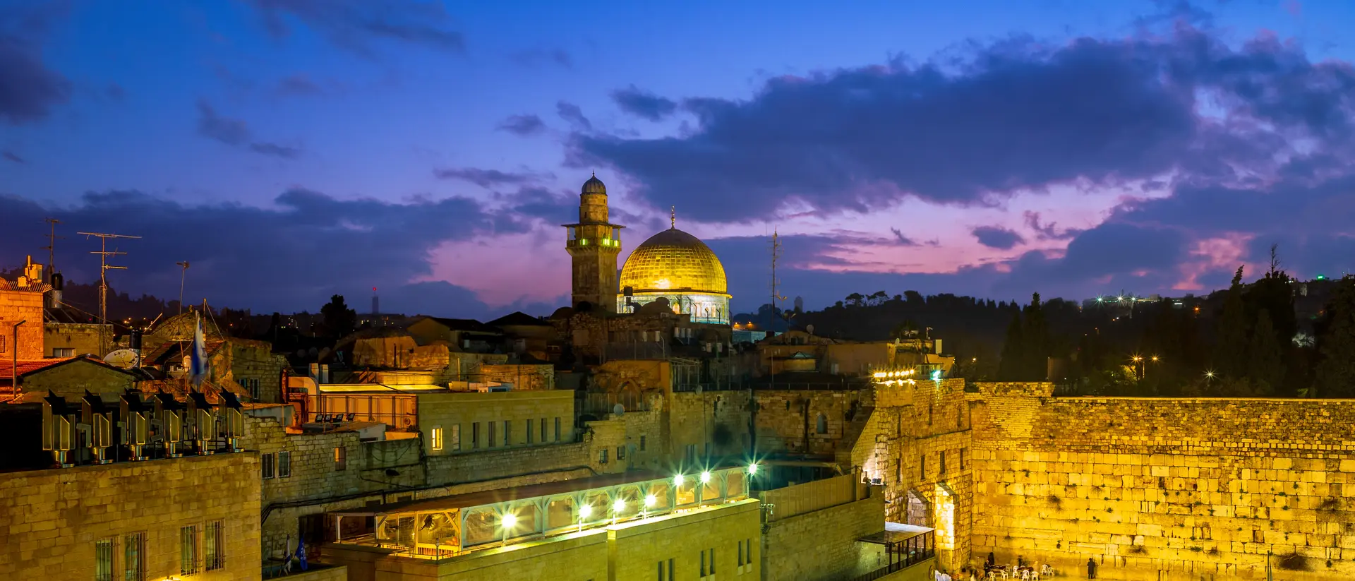 The Western Wall and Dome of the Rock, Jerusalem