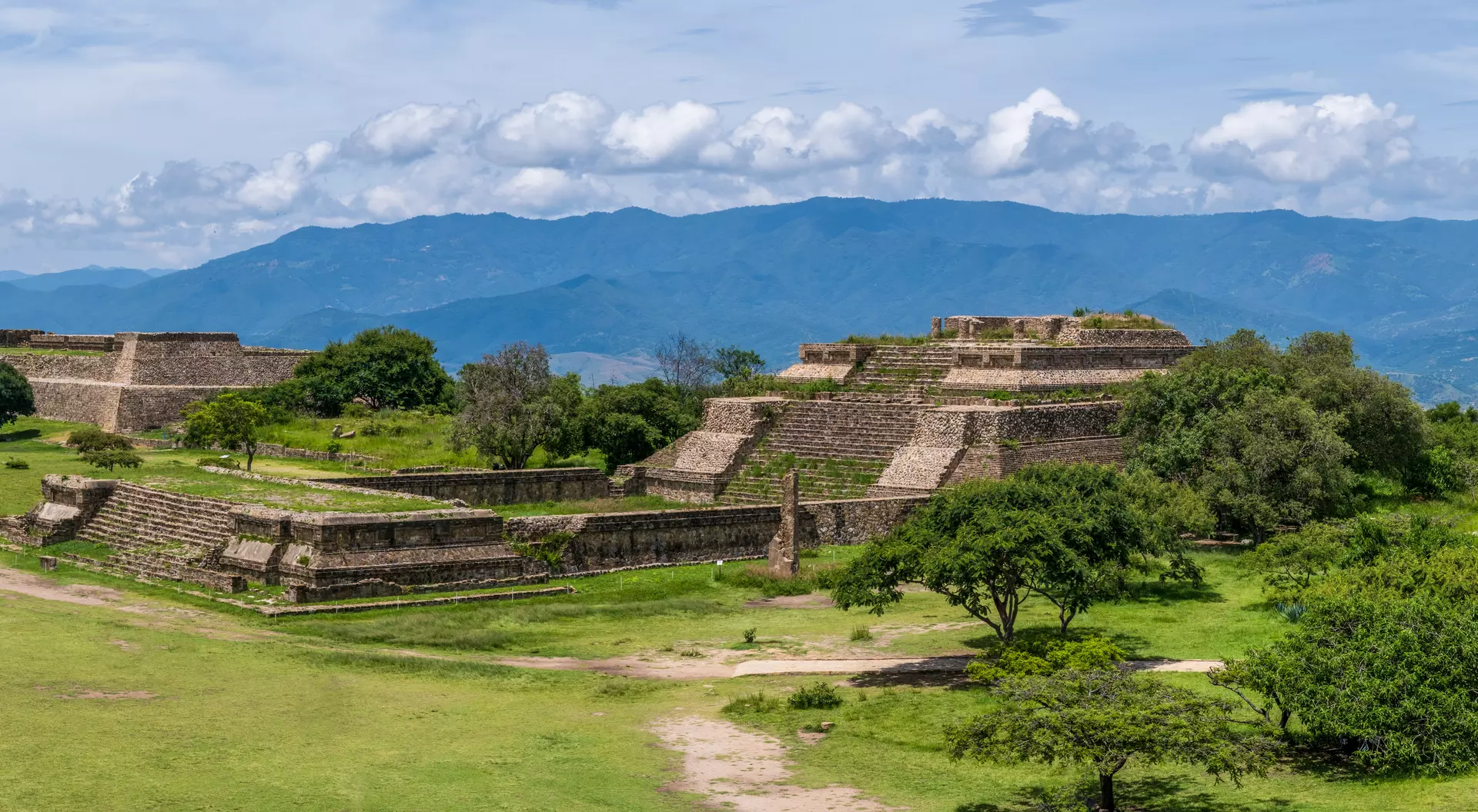The ruins of Monte Alban
