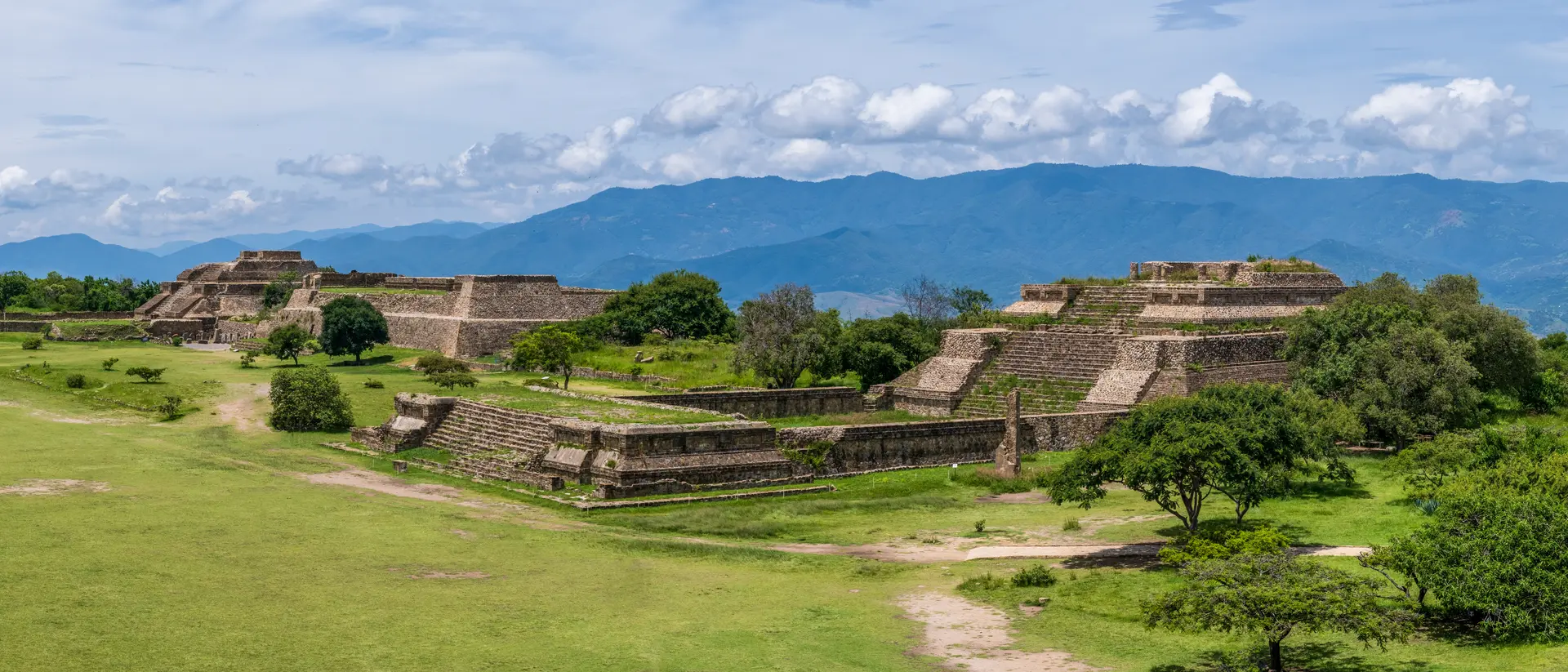The ruins of Monte Alban