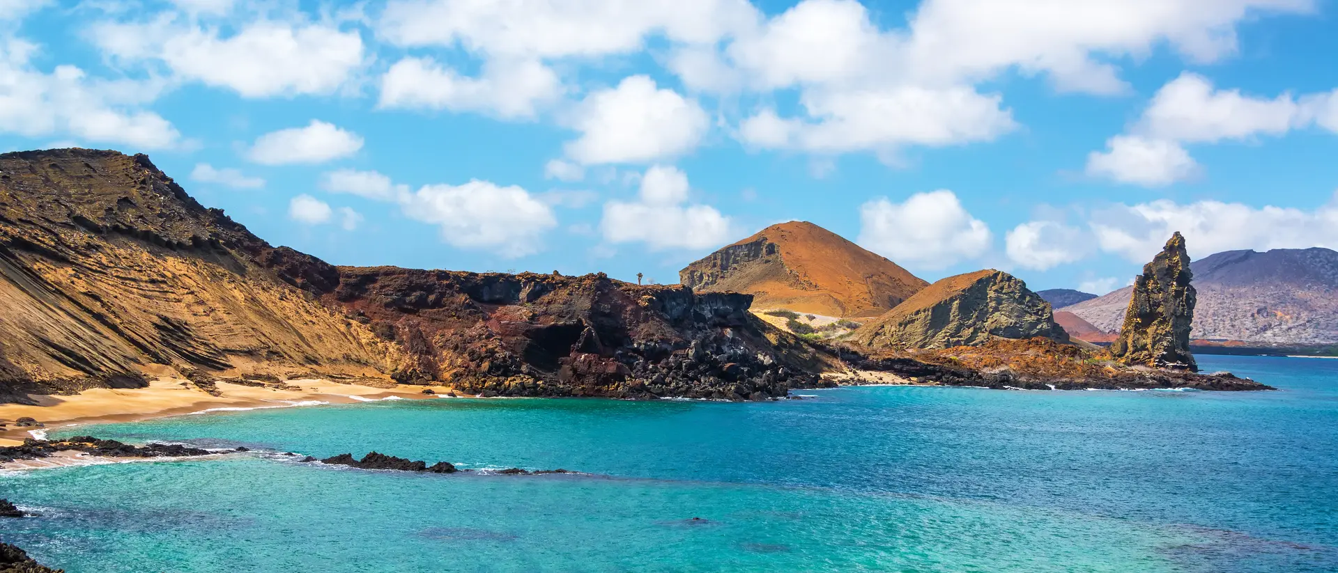 Underwater Crater and Pinnacle Rock, Galapagos Islands