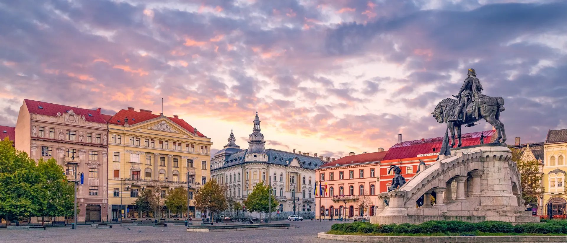 Unirii Square, Cluj-Napoca, Romania