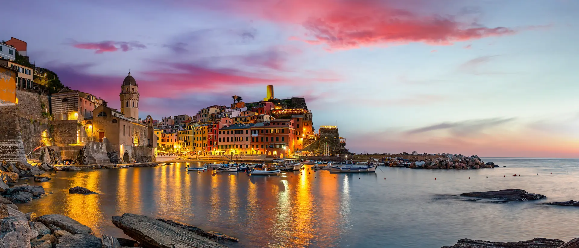 The village of Verazza, part of the Cinque Terre