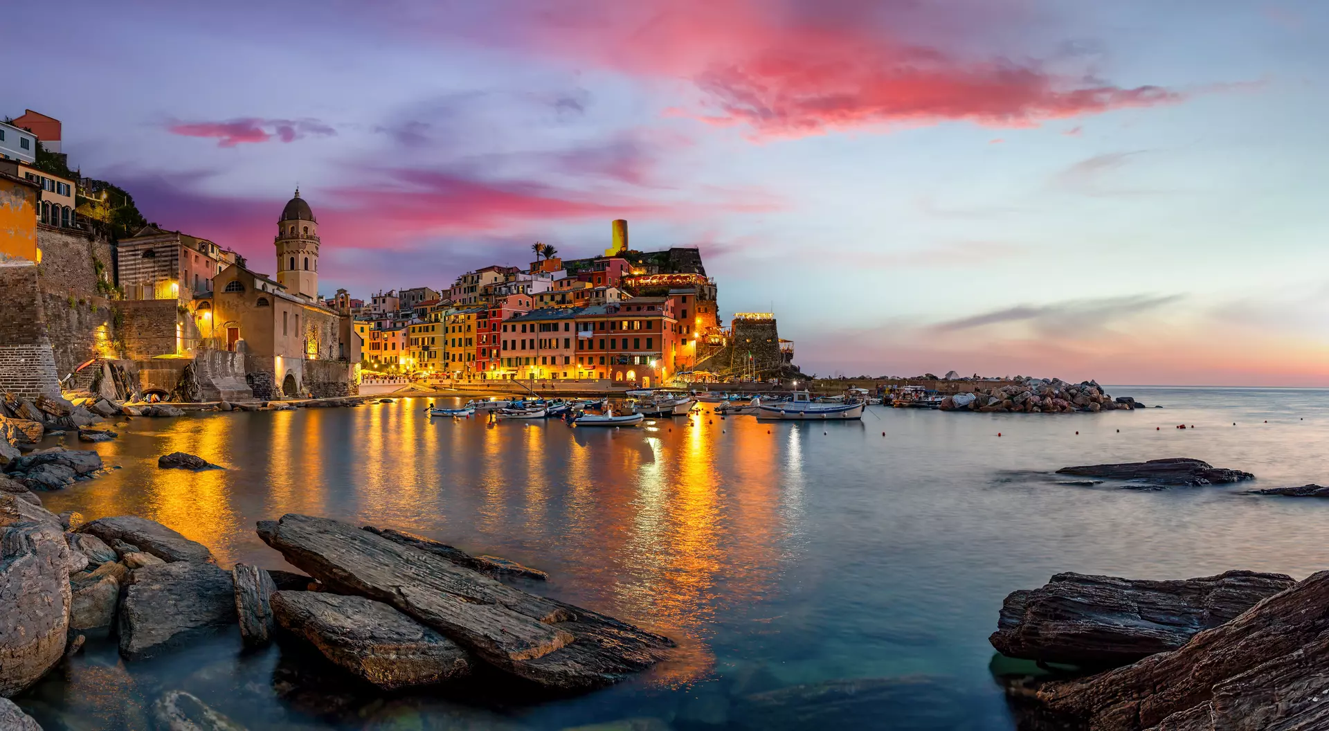 The village of Verazza, part of the Cinque Terre