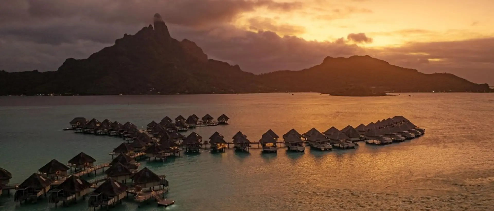 The luxurious Westin Bora Bora