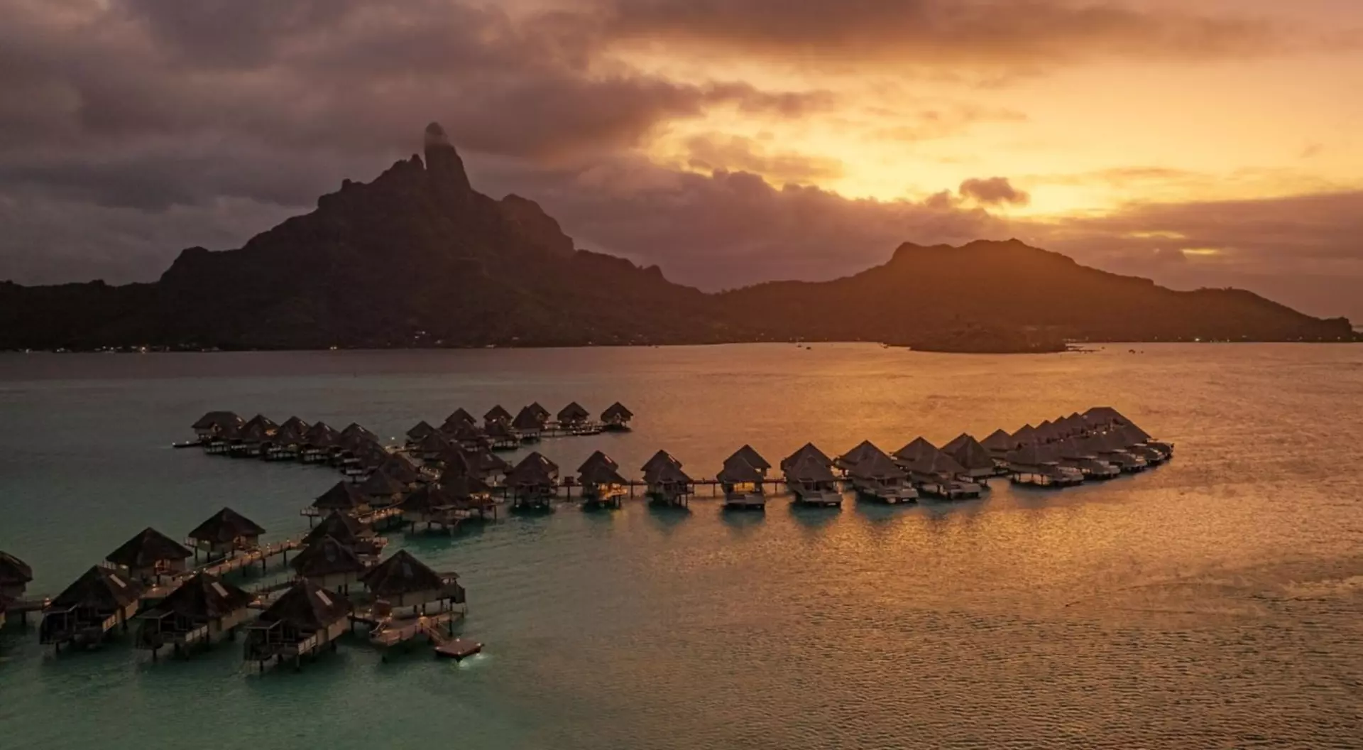 The luxurious Westin Bora Bora