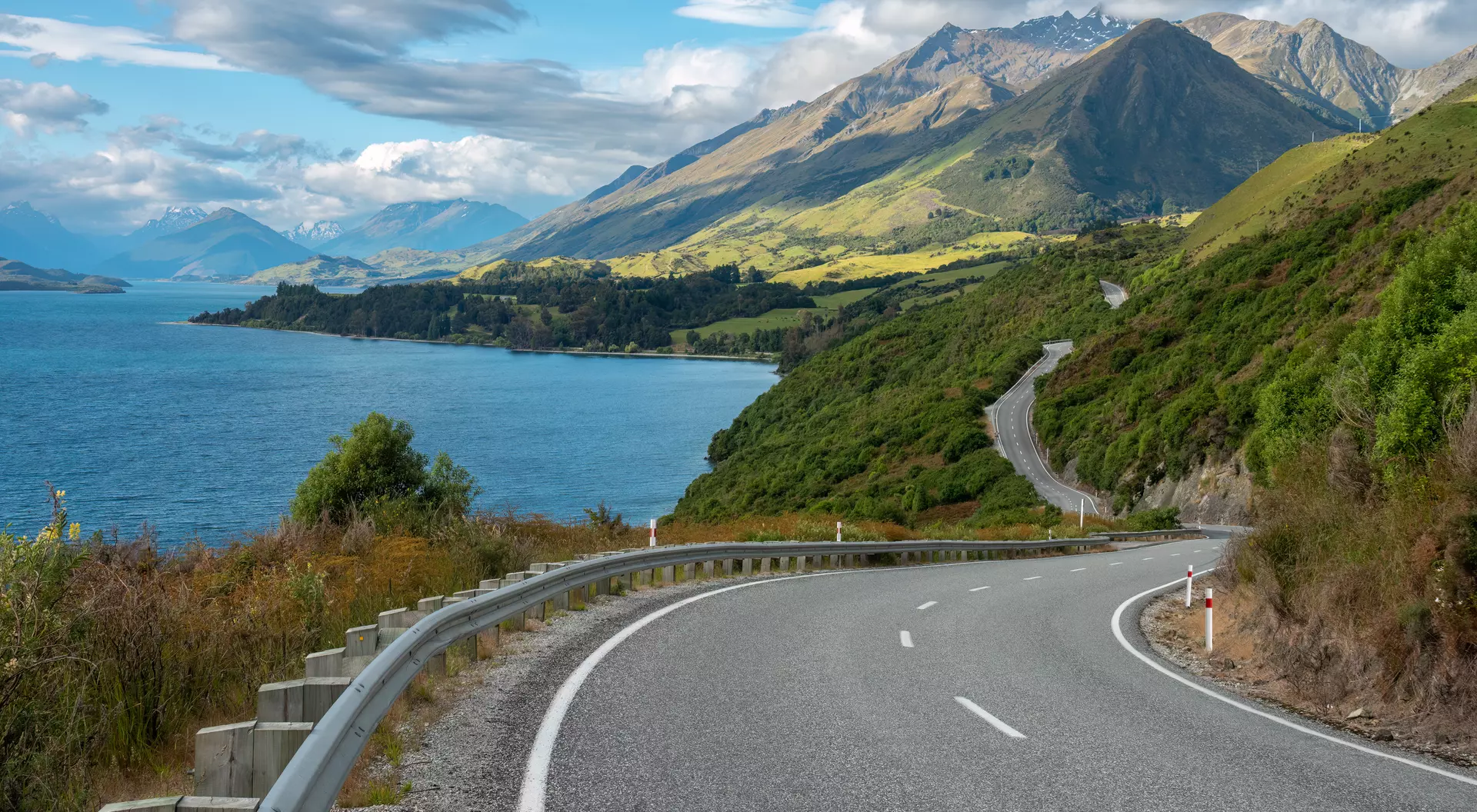Queenstown to Glenorchy the northern end of Lake Wakatipu in the South Island region of Otago, New Zealand.