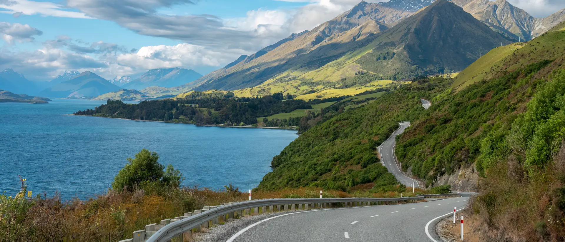 Queenstown to Glenorchy the northern end of Lake Wakatipu in the South Island region of Otago, New Zealand.