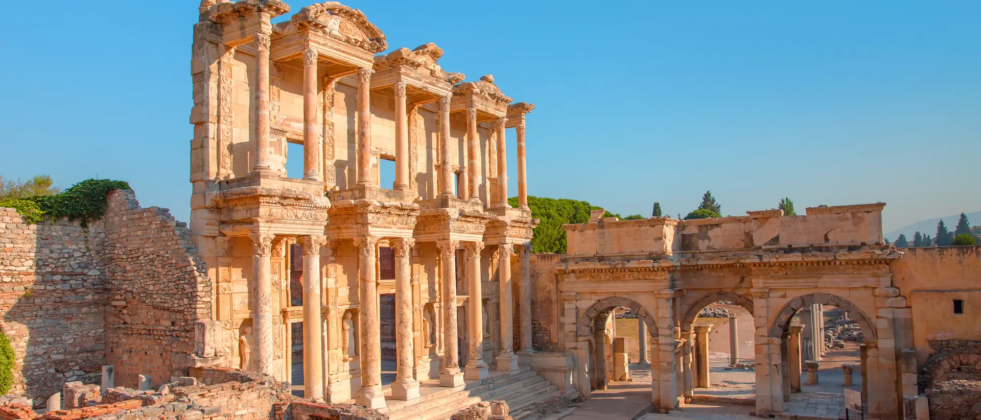 Library of Celsus in the ancient city of Ephesus, a UNESCO World Heritage site in Izmir