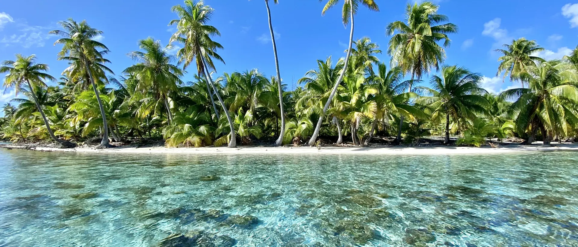 Clear lagoons of Raiatea