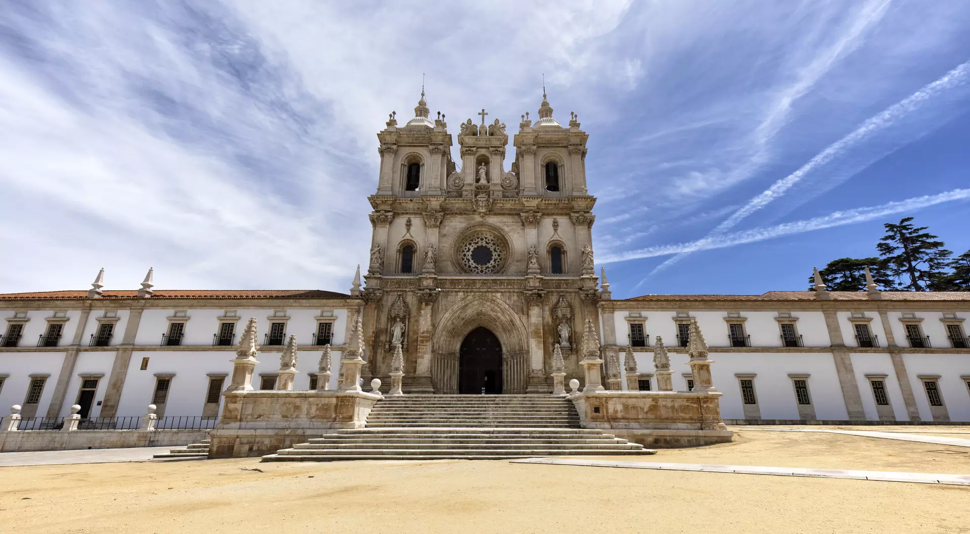 The majestic structure of Monastery Of Alcobaça