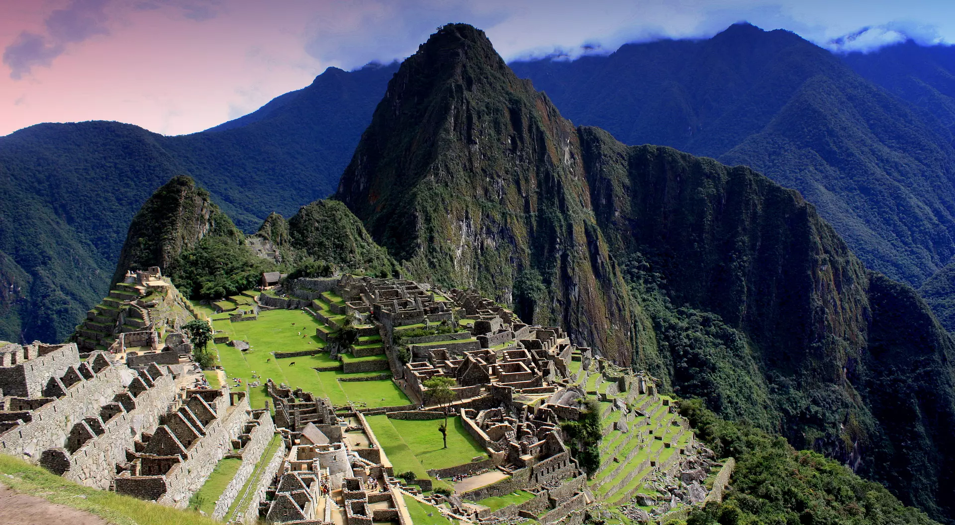 The inca city of Machu Picchu in Peru south America
