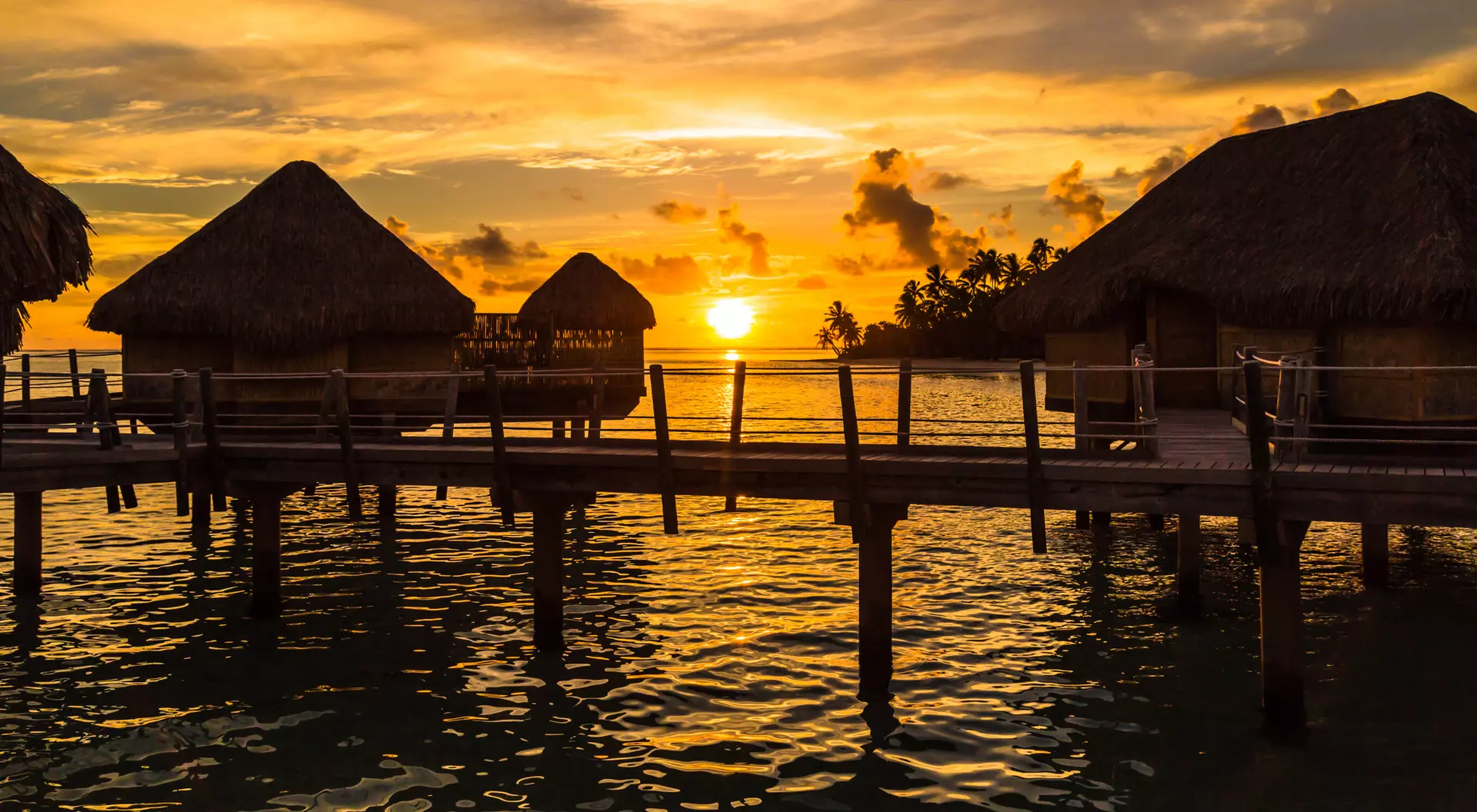 Sunset in Moorea