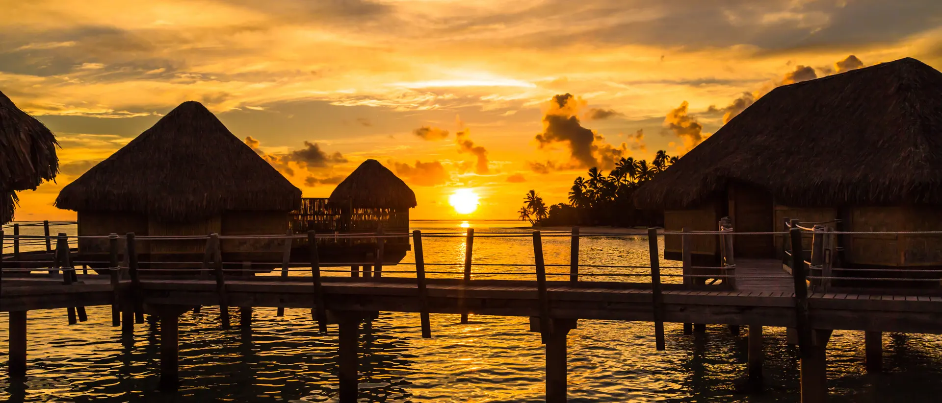 Sunset in Moorea