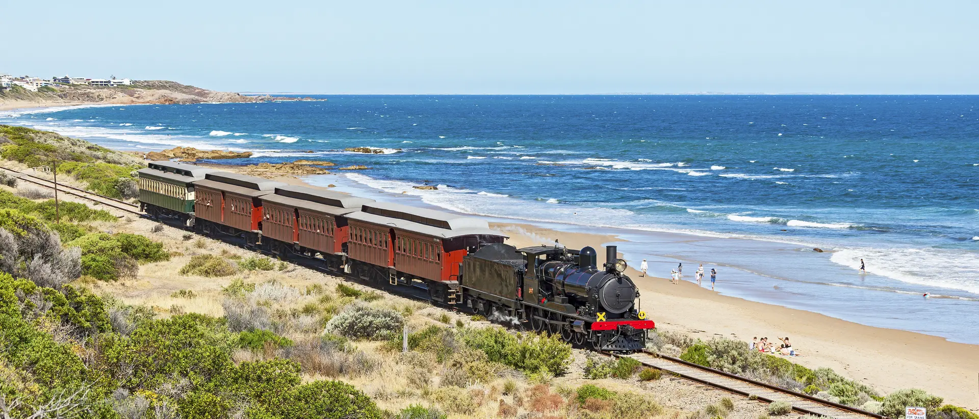 SteamRanger’s iconic steam-hauled Cockle Train