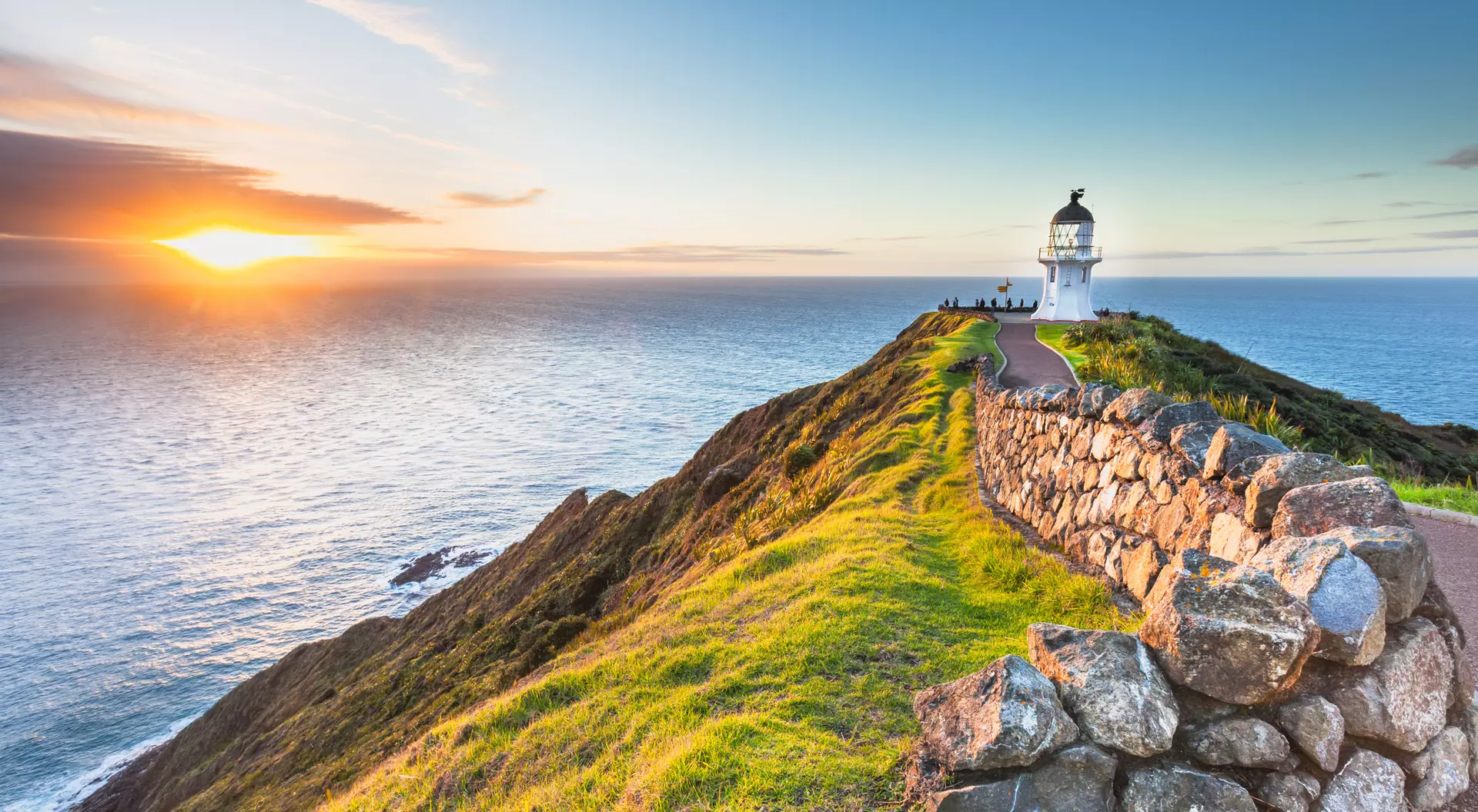 Cape Reinga, at the northwesternmost tip of the Aupōuri Peninsula