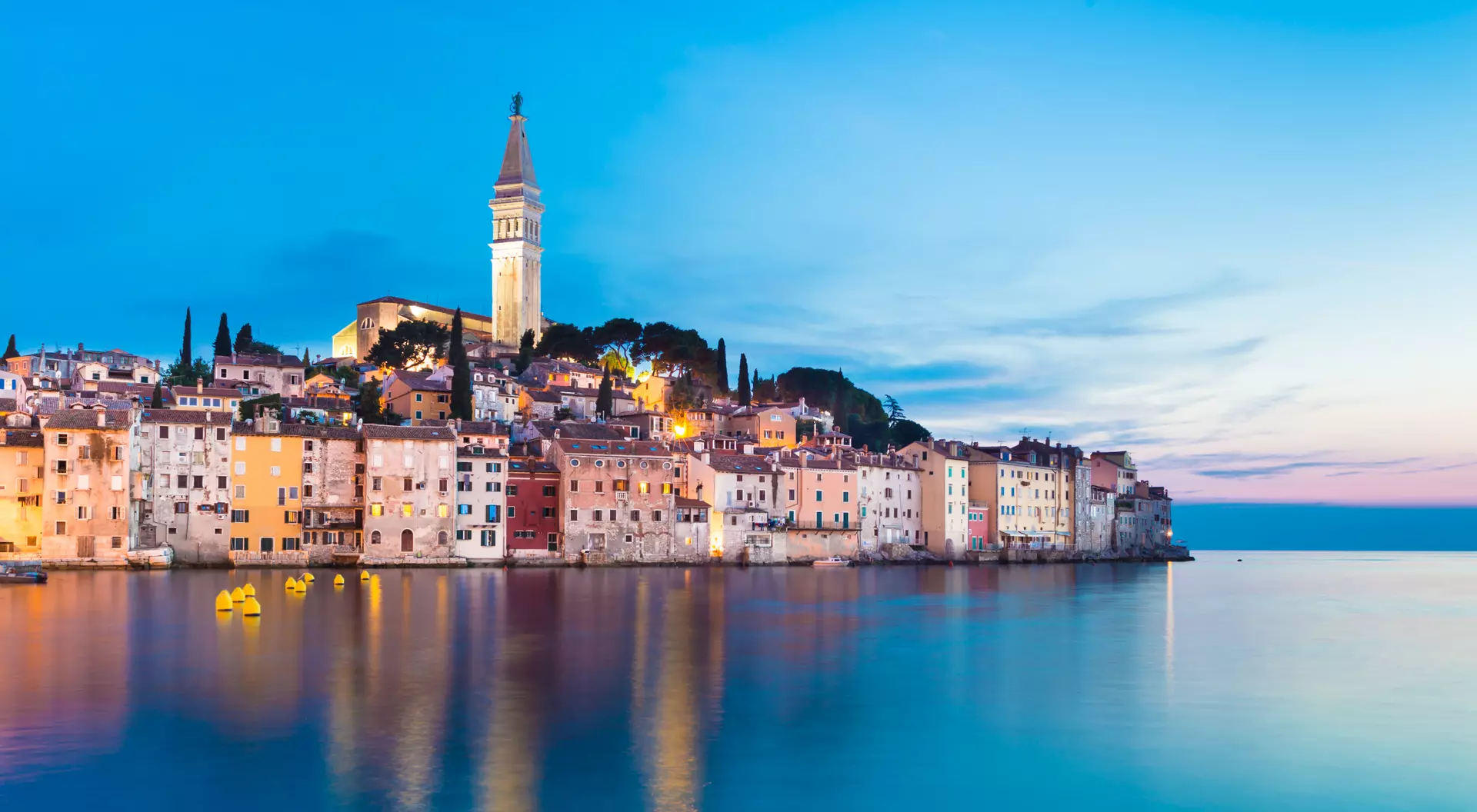 A fishing town on the Adriatic Sea, Rovinj was part of the Byzantine Empire
