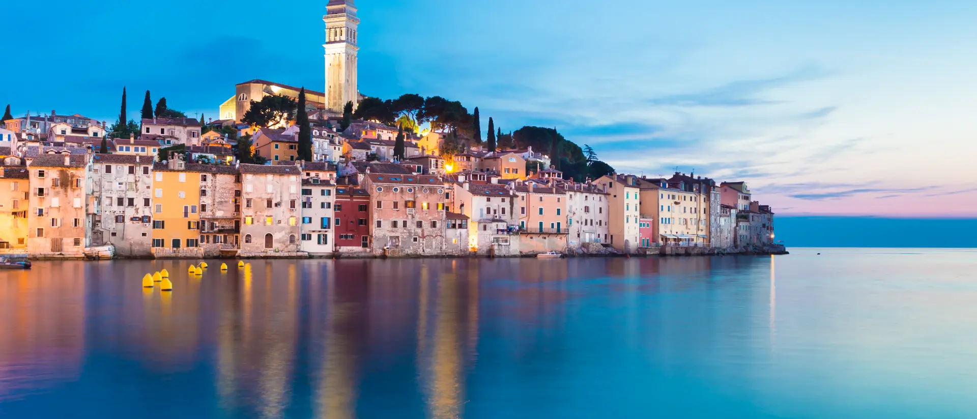 A fishing town on the Adriatic Sea, Rovinj was part of the Byzantine Empire