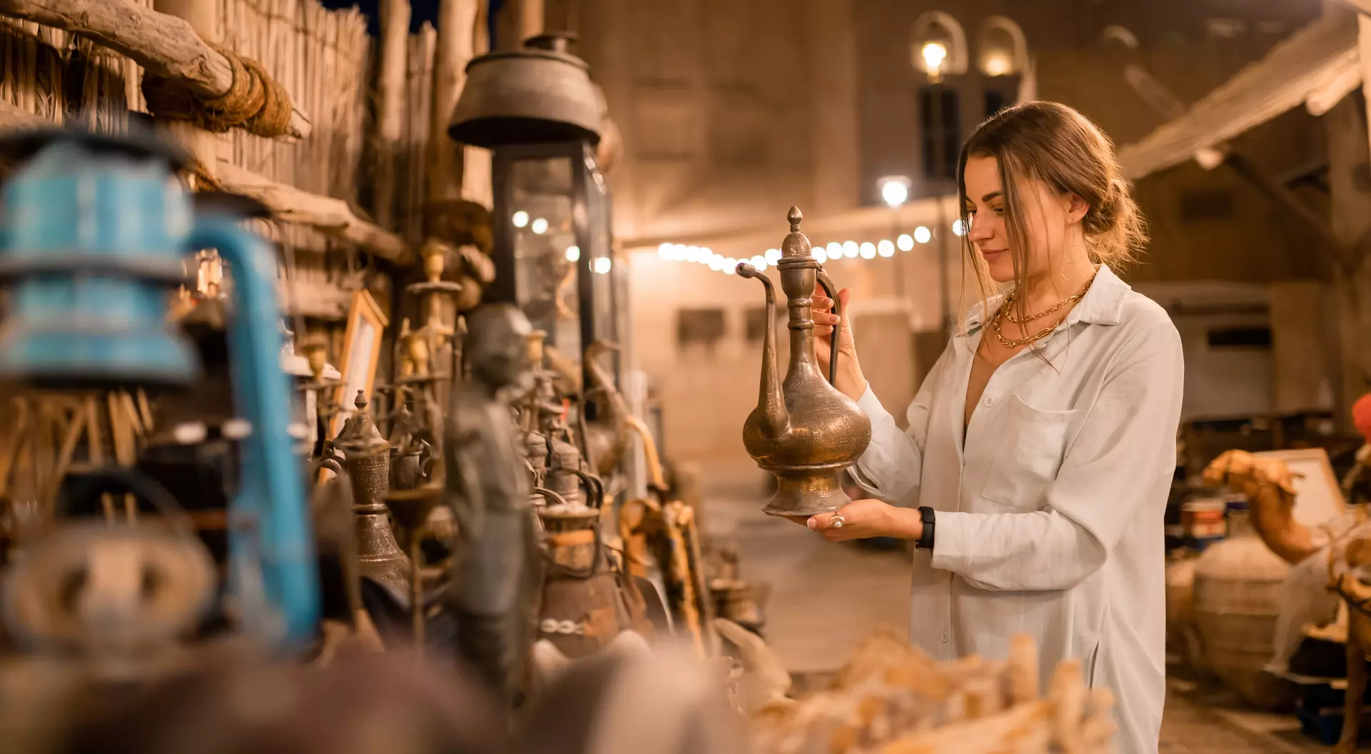 Exploring the markets of Dubai