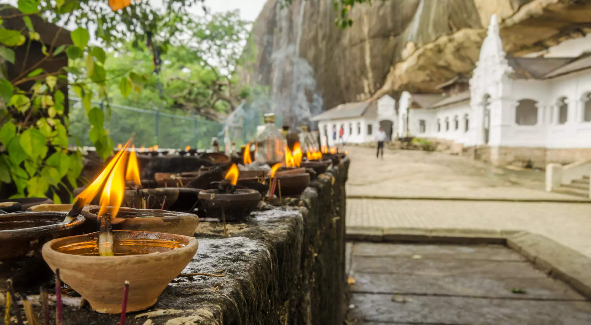 Golden Temple at Dambulla, Sri Lanka