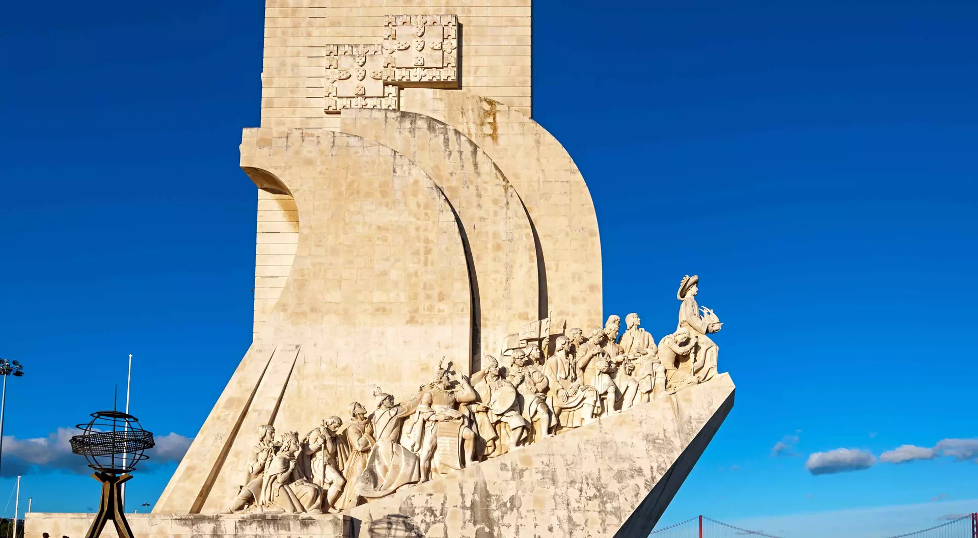 The Discoveries Monument in Lisbon, Portugal.