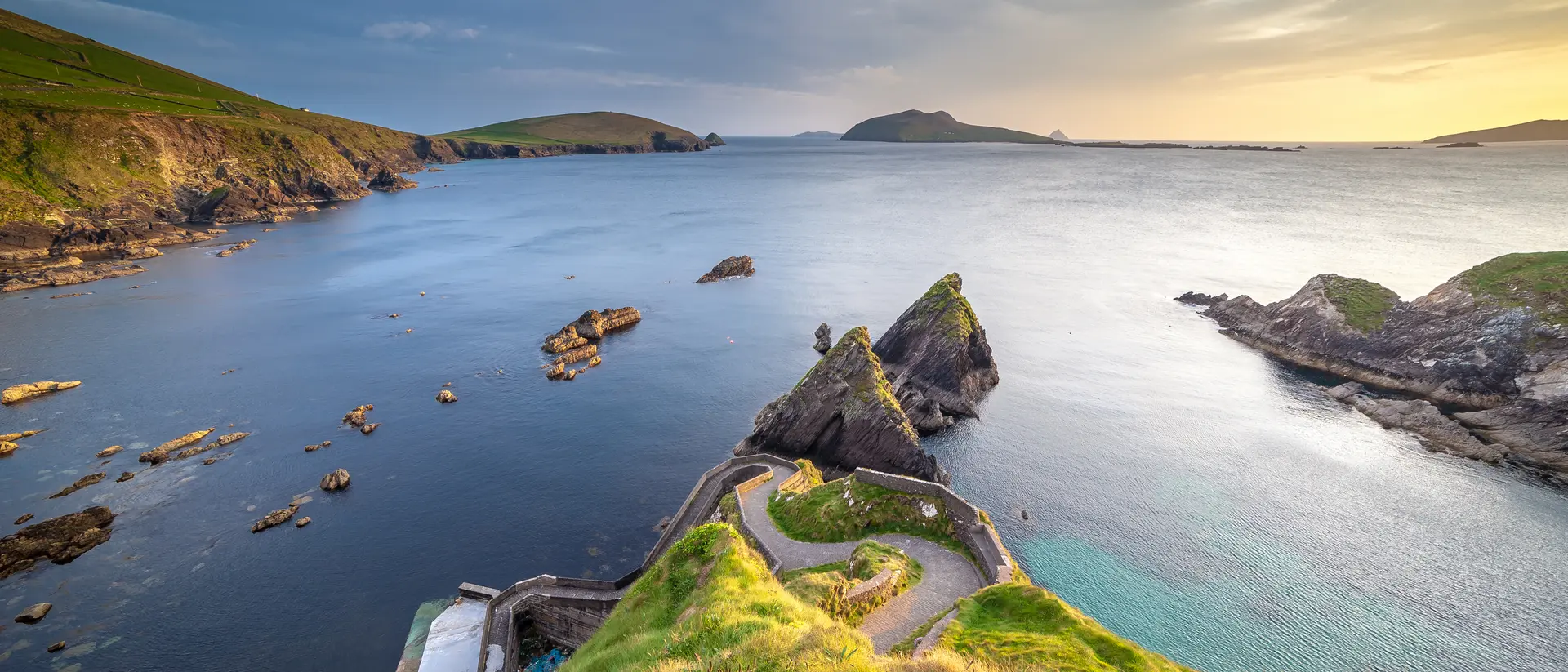 Dunquin Pier On The West Coast Of Kerry In The Dingle Peninsula