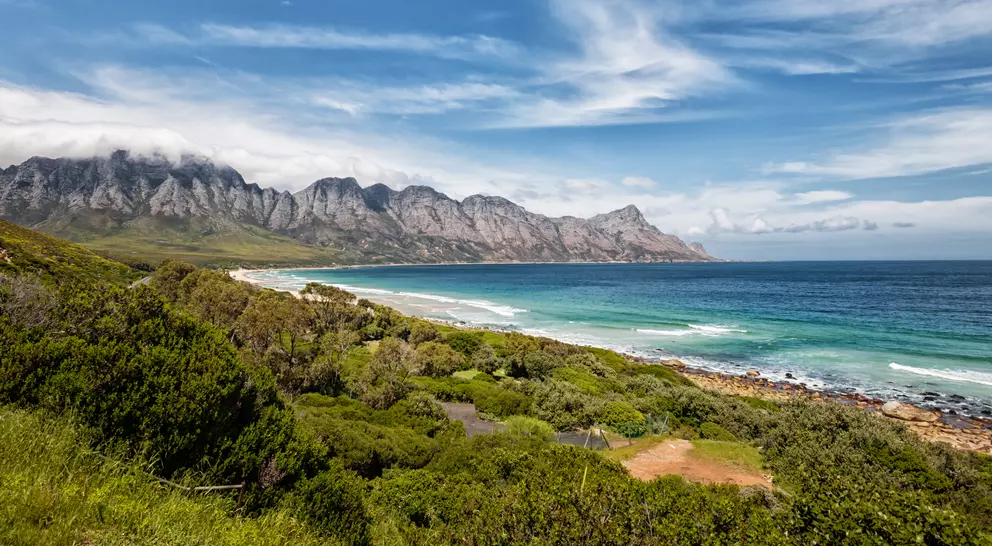 Coastline in South Africa on the Garden Route