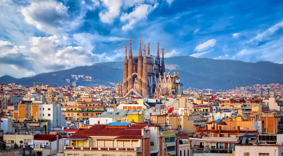 Church of La Sagrada Familia from Antoni Gaudi