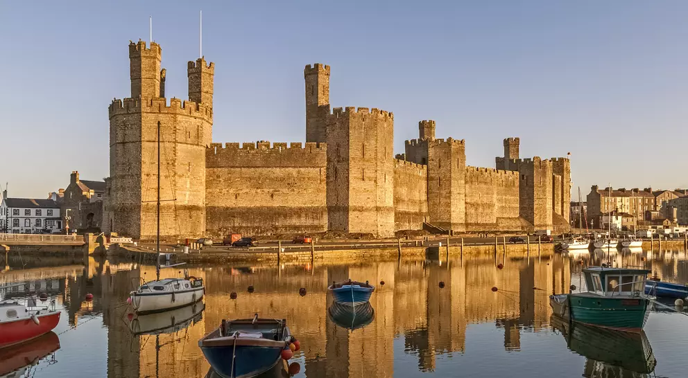 View Of Carnarvon Castle North