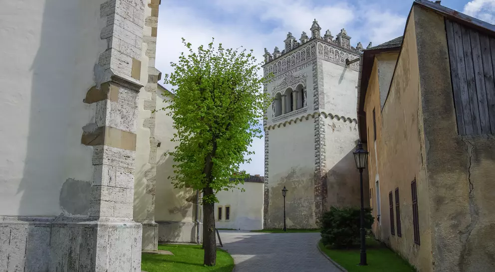 Medieval basilica of the Holy Cross - bell tower