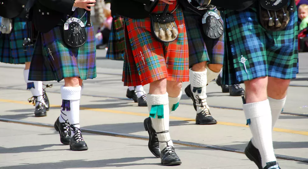 Scottish marching band