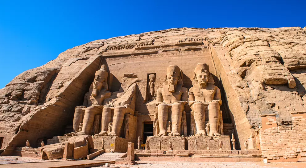 Colossus of The Great Temple of Ramesses II, Abu Simbel, Egypt