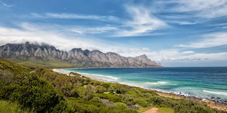 Coastline in South Africa on the Garden Route