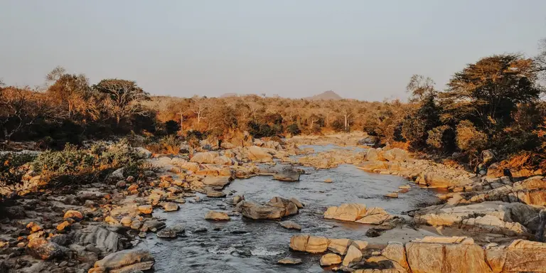 Mkulumadzi river in Majete Wildlife Reserve