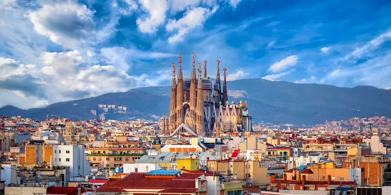 Church of La Sagrada Familia from Antoni Gaudi