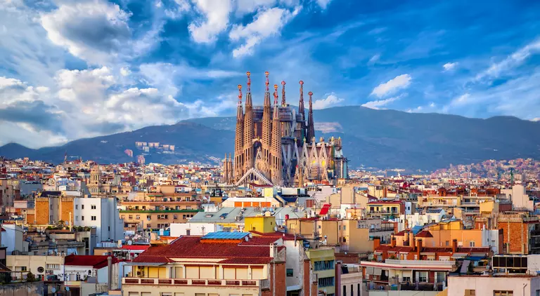 Church of La Sagrada Familia from Antoni Gaudi