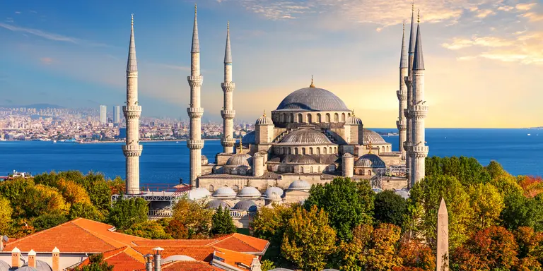 Famous place to vist, the Blue Mosque of Istanbul