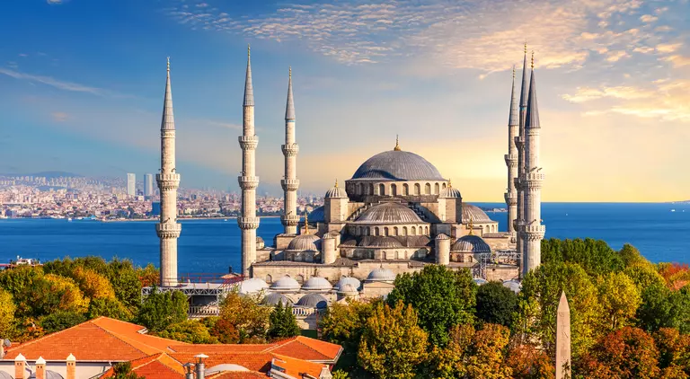Famous place to vist, the Blue Mosque of Istanbul
