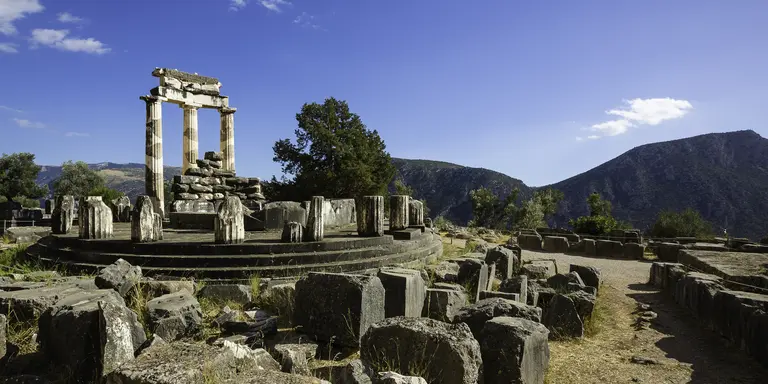 Tholos ruins and ancient structures