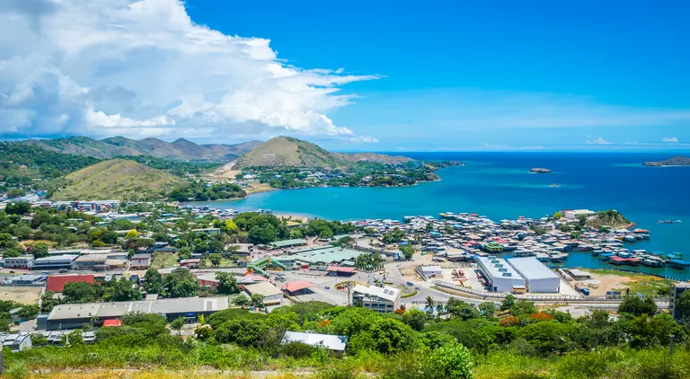 View of Koki in Port Moresby, Papua New Guinea