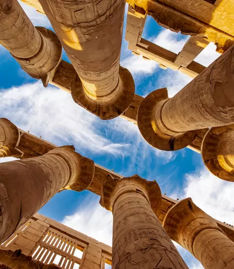 Hypostyle Hall in the Precinct of Amun Re at Temple of Karnak - Luxor