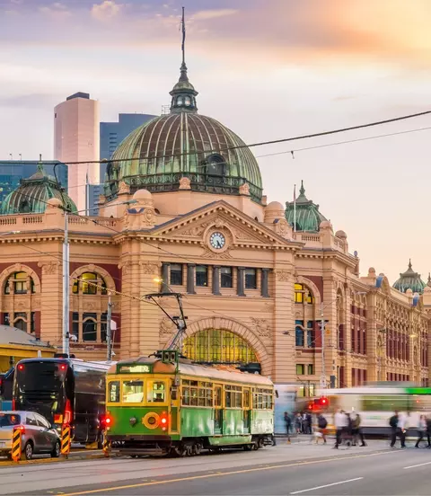 Melbourne Flinders Street Train Station in Australia