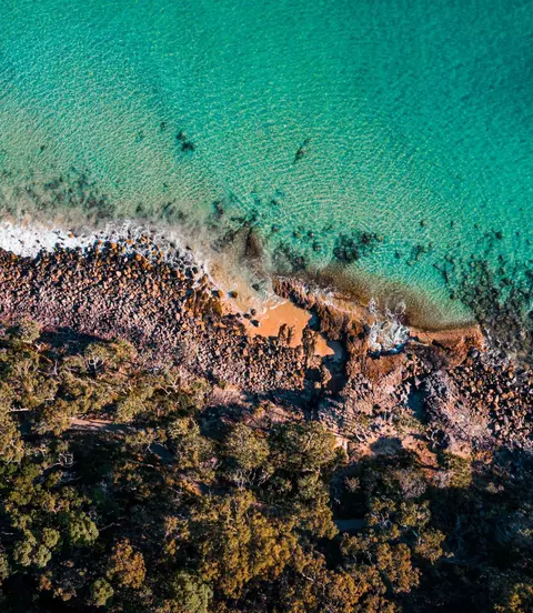 Aerial view showcasing the stunning natural beauty of Noosa, Australia