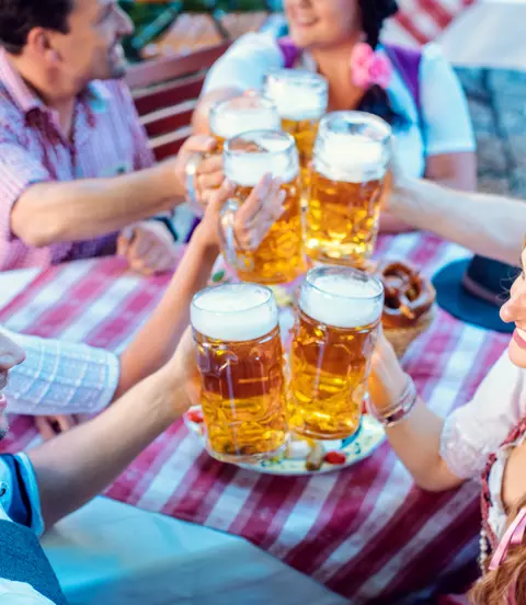 Bavarian beer garden