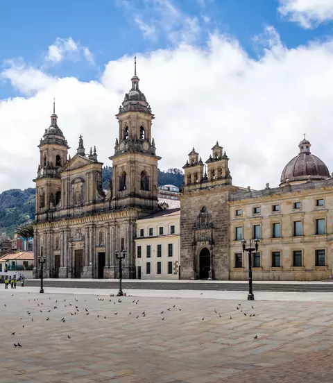 Bolivar Square and Cathedral, Bogota